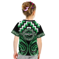 Aotearoa Ngai Tahu Personalised Kid T Shirt Maori Iwi Poutama Puhoro Tattoo LT14 - Polynesian Pride