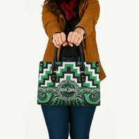 Aotearoa Ngai Tahu Leather Bag Maori Iwi Poutama Puhoro Tattoo LT14 - Polynesian Pride