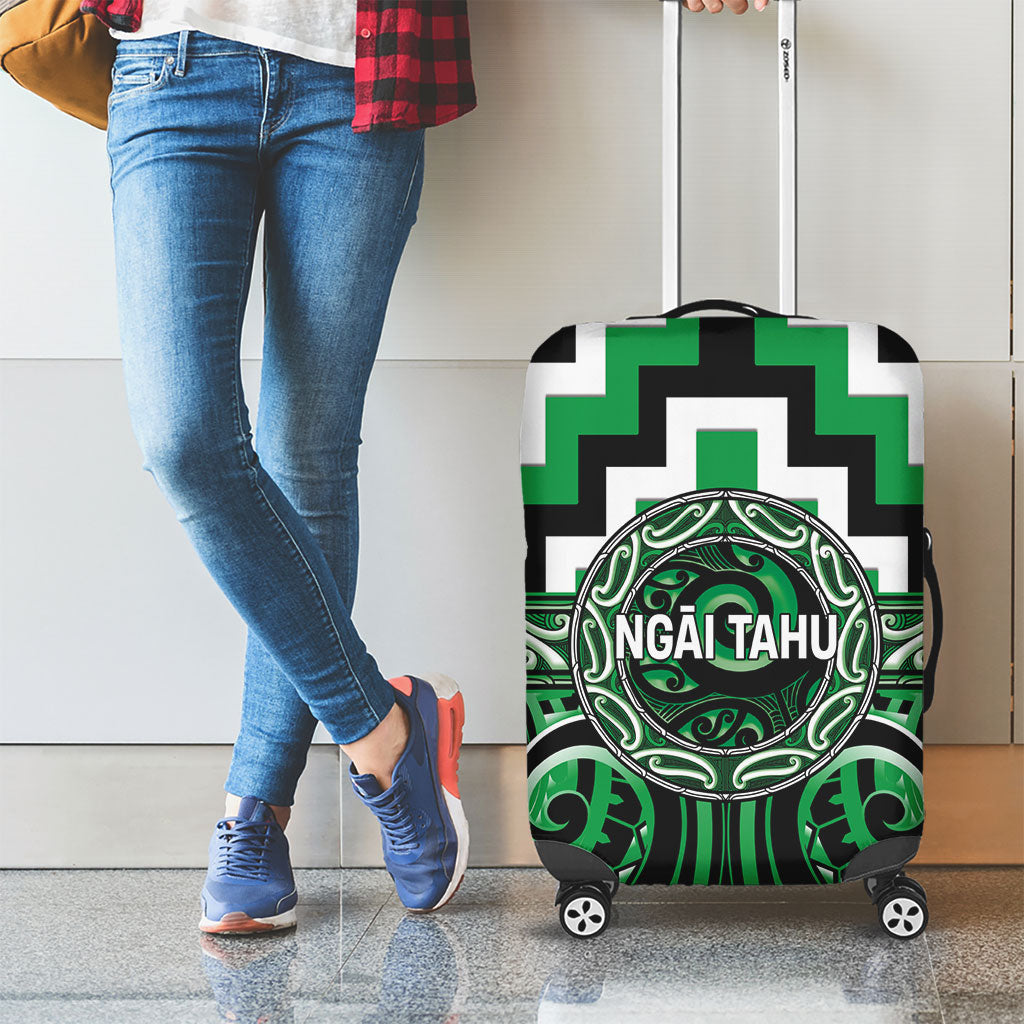 Aotearoa Ngai Tahu Luggage Cover Maori Iwi Poutama Puhoro Tattoo LT14 - Polynesian Pride