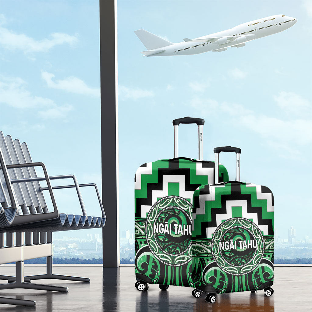 Aotearoa Ngai Tahu Luggage Cover Maori Iwi Poutama Puhoro Tattoo LT14 - Polynesian Pride