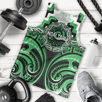 Aotearoa Ngai Tahu Personalised Men Tank Top Maori Iwi Poutama Puhoro Tattoo LT14 - Polynesian Pride