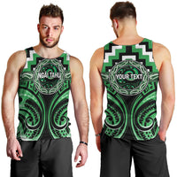 Aotearoa Ngai Tahu Personalised Men Tank Top Maori Iwi Poutama Puhoro Tattoo LT14 - Polynesian Pride