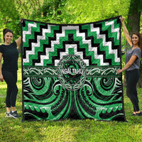 Aotearoa Ngai Tahu Quilt Maori Iwi Poutama Puhoro Tattoo LT14 - Polynesian Pride