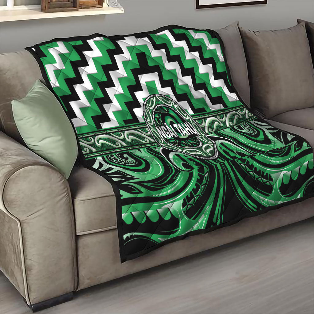 Aotearoa Ngai Tahu Quilt Maori Iwi Poutama Puhoro Tattoo LT14 - Polynesian Pride