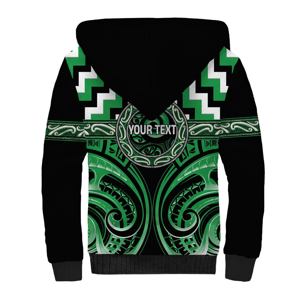 Aotearoa Ngai Tahu Personalised Sherpa Hoodie Maori Iwi Poutama Puhoro Tattoo LT14 - Polynesian Pride