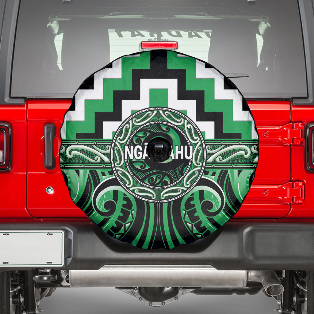 Aotearoa Ngai Tahu Spare Tire Cover Maori Iwi Poutama Puhoro Tattoo LT14 - Polynesian Pride