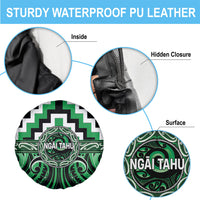 Aotearoa Ngai Tahu Spare Tire Cover Maori Iwi Poutama Puhoro Tattoo LT14 - Polynesian Pride