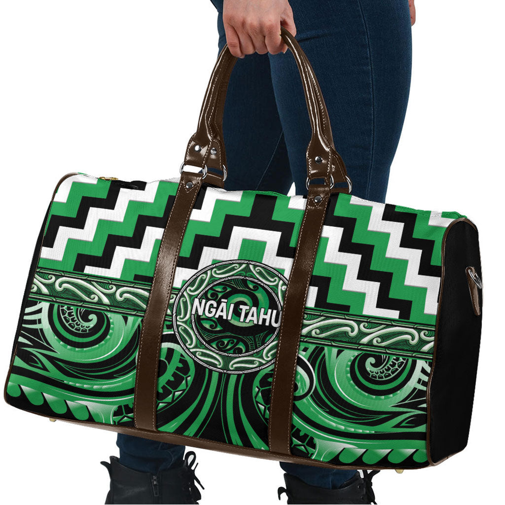 Aotearoa Ngai Tahu Travel Bag Maori Iwi Poutama Puhoro Tattoo LT14 - Polynesian Pride
