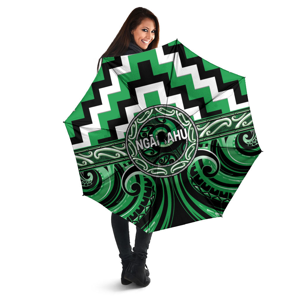 Aotearoa Ngai Tahu Umbrella Maori Iwi Poutama Puhoro Tattoo LT14 - Polynesian Pride
