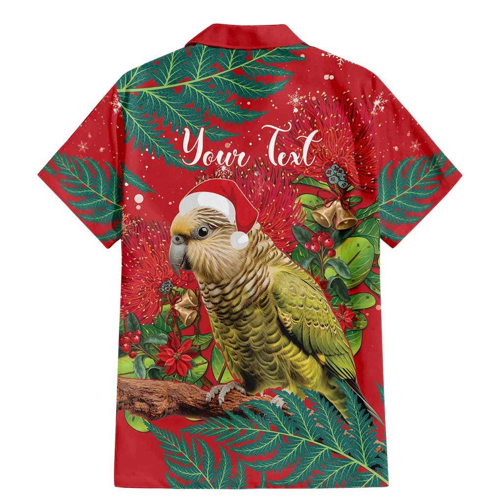Personalised New Zealand Kakapo Christmas Family Matching Mermaid Dress and Hawaiian Shirt Meri Kirihimete Silver Fern Mix Pohutukawa LT14 - Polynesian Pride