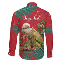 Personalised New Zealand Kakapo Christmas Family Matching Summer Maxi Dress and Hawaiian Shirt Meri Kirihimete Silver Fern Mix Pohutukawa LT14 - Polynesian Pride