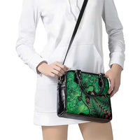 New Zealand Gecko Christmas Shoulder Handbag Meri Kirihimete Paua Shell Mix Pohutukawa LT14 - Polynesian Pride