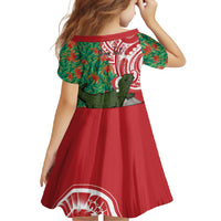 Personalised New Zealand Tuatara Christmas Family Matching Off Shoulder Maxi Dress and Hawaiian Shirt Meri Kirihimete Aotearoa Maori Mix Pohutukawa LT14 - Polynesian Pride
