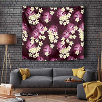 Pink Tropical Hawaii Tapestry Seamless Monstera Plumeria Hawaiian Pattern LT14 Pink - Polynesian Pride