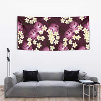 Pink Tropical Hawaii Tapestry Seamless Monstera Plumeria Hawaiian Pattern LT14 - Polynesian Pride