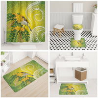 Hawaii Palila Mamane Bathroom Set Hawaiian Honeycreeper With Native Flower LT14 - Polynesian Pride