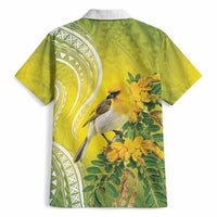 Hawaii Palila Mamane Hawaiian Shirt Hawaiian Honeycreeper With Native Flower LT14 - Polynesian Pride
