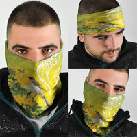 Hawaii Palila Mamane Neck Gaiter Hawaiian Honeycreeper With Native Flower LT14 - Polynesian Pride