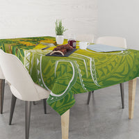 Hawaii Palila Mamane Tablecloth Hawaiian Honeycreeper With Native Flower