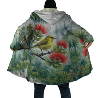 Aloha Hawaii Amakihi Ohia Lehua Watercolor Cloak LT14 - Polynesian Pride