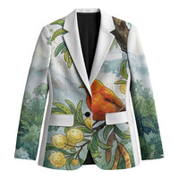 Aloha Hawaii Akepa Koa Tree Watercolor Blazer LT14 Unisex Watercolor - Polynesian Pride