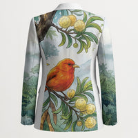 Aloha Hawaii Akepa Koa Tree Watercolor Blazer LT14 - Polynesian Pride