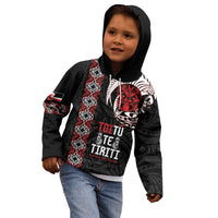 Aotearoa Toitu Te Tiriti Kid Hoodie Honour The Treaty Maori Haka LT14 - Polynesian Pride