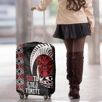 Aotearoa Toitu Te Tiriti Luggage Cover Honour The Treaty Maori Haka LT14 - Polynesian Pride