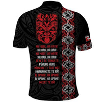 Aotearoa Toitu Te Tiriti Polo Shirt Honour The Treaty Maori Haka