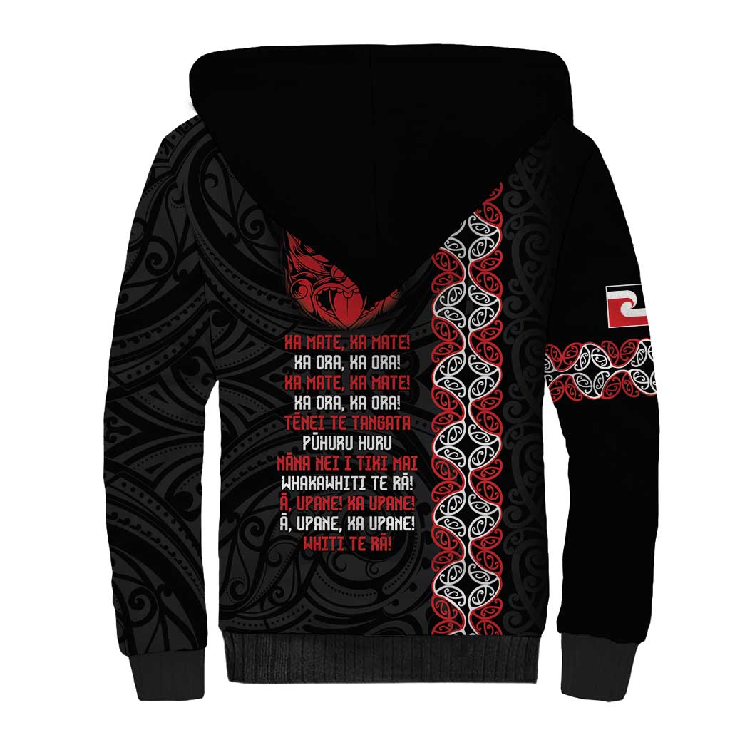 Aotearoa Toitu Te Tiriti Sherpa Hoodie Honour The Treaty Maori Haka LT14 - Polynesian Pride