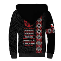 Aotearoa Toitu Te Tiriti Sherpa Hoodie Honour The Treaty Maori Haka LT14 - Polynesian Pride