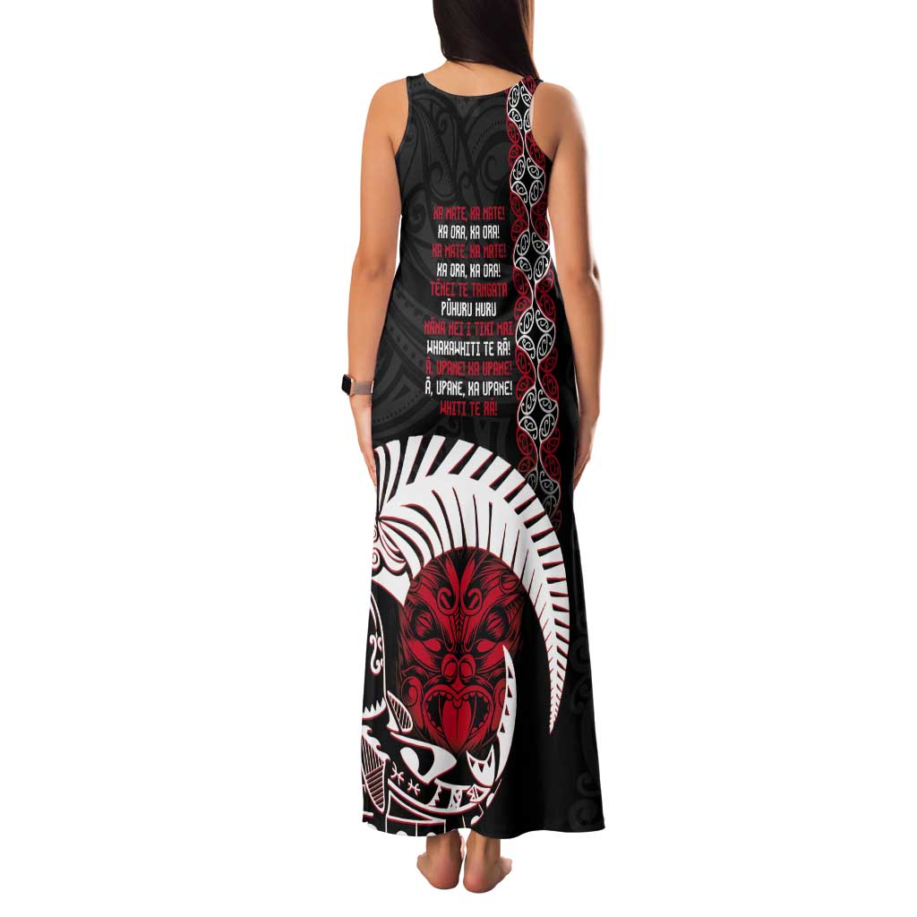 Aotearoa Toitu Te Tiriti Tank Maxi Dress Honour The Treaty Maori Haka LT14 - Polynesian Pride