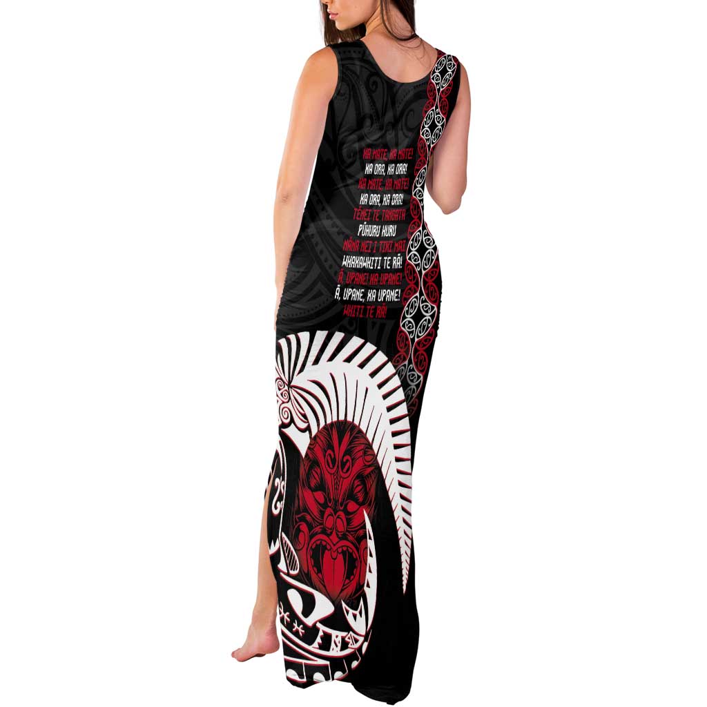 Aotearoa Toitu Te Tiriti Tank Maxi Dress Honour The Treaty Maori Haka LT14 - Polynesian Pride