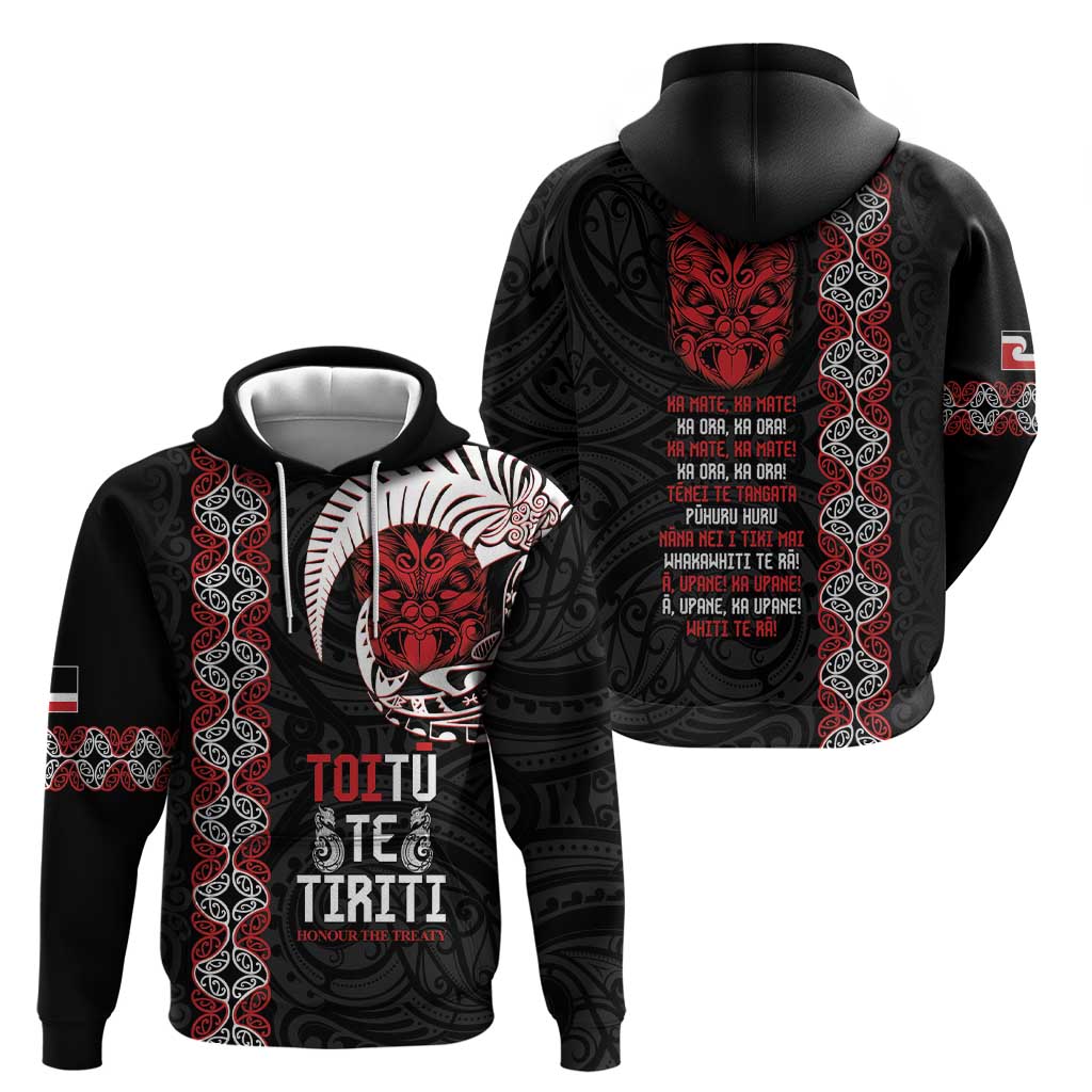 Aotearoa Toitu Te Tiriti Zip Hoodie Honour The Treaty Maori Haka LT14 - Polynesian Pride