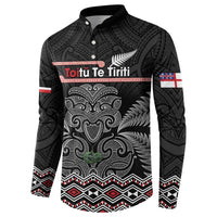 Aotearoa Toitu Te Tiriti Button Sweatshirt Stand Together! Stand Stronger! - NZ Tiki