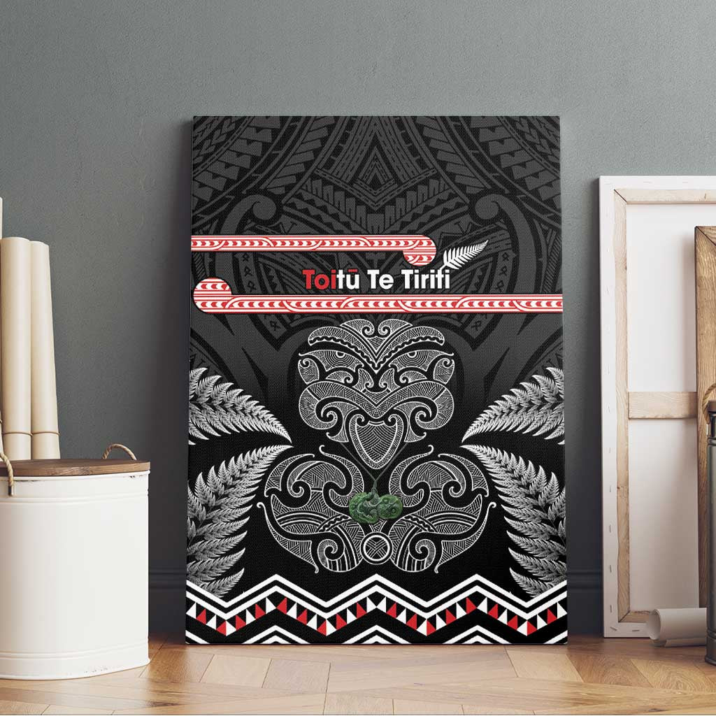 Aotearoa Toitu Te Tiriti Canvas Wall Art Stand Together! Stand Stronger! - NZ Tiki LT14 - Polynesian Pride