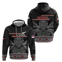 Aotearoa Toitu Te Tiriti Hoodie Stand Together! Stand Stronger! - NZ Tiki