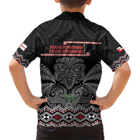 Aotearoa Toitu Te Tiriti Kid Hawaiian Shirt Stand Together! Stand Stronger! - NZ Tiki LT14 - Polynesian Pride