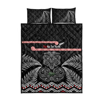 Aotearoa Toitu Te Tiriti Quilt Bed Set Stand Together! Stand Stronger! - NZ Tiki LT14 - Polynesian Pride