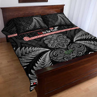 Aotearoa Toitu Te Tiriti Quilt Bed Set Stand Together! Stand Stronger! - NZ Tiki LT14 - Polynesian Pride