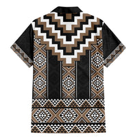 Brown Taniko Aotearoa Family Matching Mermaid Dress and Hawaiian Shirt Niho Taniwha Mix Poutama LT14 - Polynesian Pride