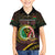 Personalised Vanuatu Family Matching Puletasi and Hawaiian Shirt Yumi 45th Hapi Independens Dei - Black Version LT14