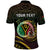 Personalised Vanuatu Polo Shirt Yumi 45th Hapi Independens Dei - Black Version LT14