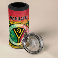 Vanuatu 4 in 1 Can Cooler Tumbler Yumi 46th Hapi Independens Dei - Reggae Version LT14 - Polynesian Pride