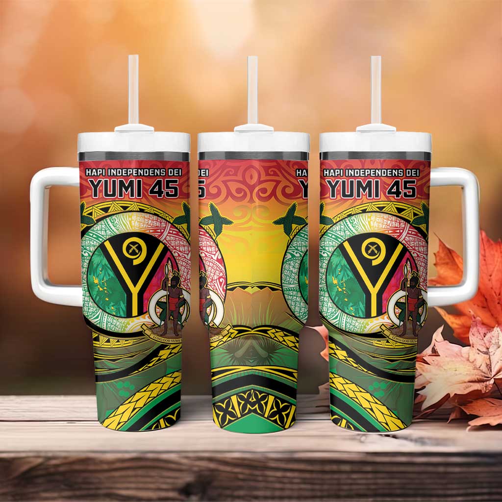 Vanuatu Tumbler With Handle Yumi 45th Hapi Independens Dei - Reggae Version LT14