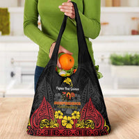 Papua New Guinea Independence Day Grocery Bag PNG Bird of Paradise 50th Anniversary LT14 - Polynesian Pride