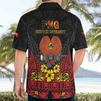 Papua New Guinea Independence Day Hawaiian Shirt PNG Bird of Paradise 50th Anniversary LT14