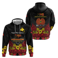Papua New Guinea Independence Day Hoodie PNG Bird of Paradise 50th Anniversary LT14