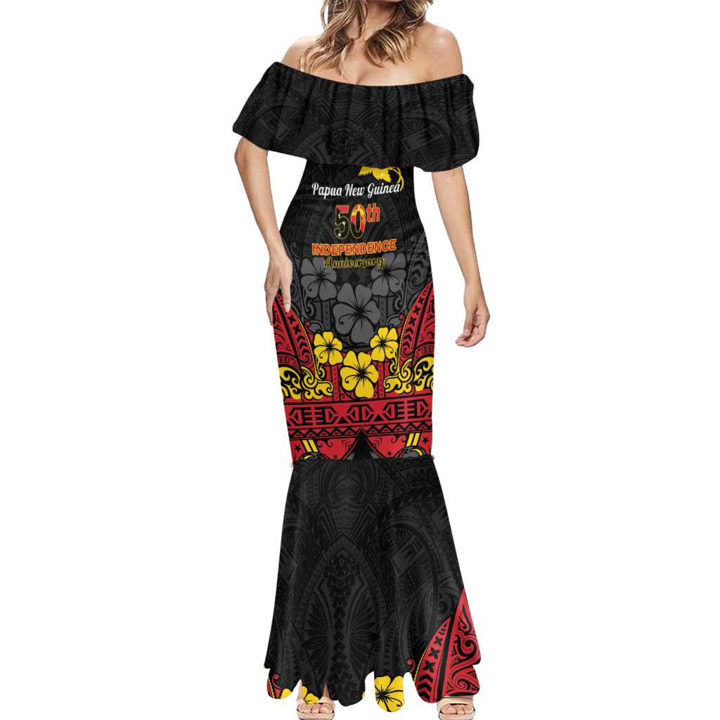Papua New Guinea Independence Day Mermaid Dress PNG Bird of Paradise 50th Anniversary LT14 - Polynesian Pride