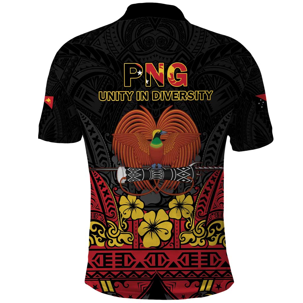 Papua New Guinea Independence Day Polo Shirt PNG Bird of Paradise 50th Anniversary LT14